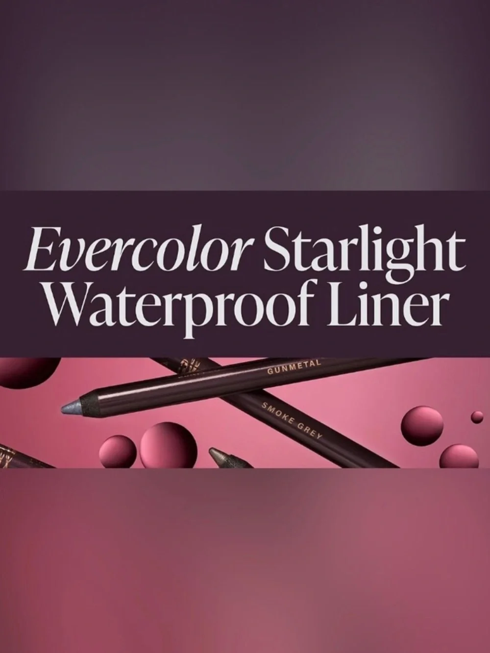 Mally Evercolor Starlight Waterproof EyeLiner in Midnight ~ Matte Black ~New